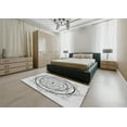 thumbnail image 5 of Ahgly Company Machine Washable Indoor Rectangle Transitional Grey Gray Area Rugs, 3' x 5', 5 of 7