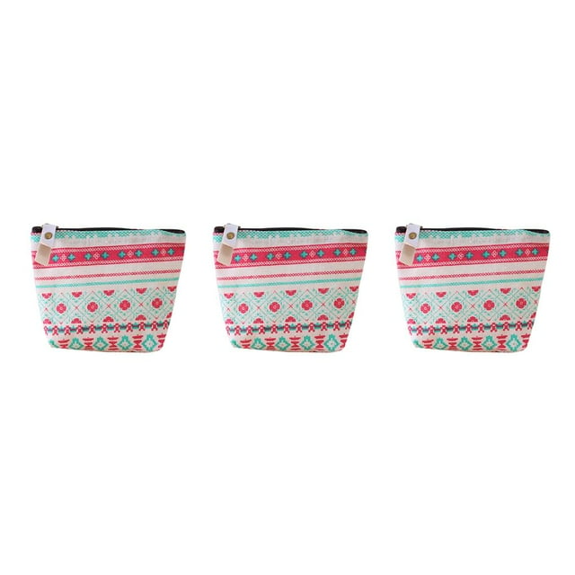 Wweixi Mini Women Purse Cartoon Holder Wallet Bags Key Card Wallet Zipper Change Case folk-custom 3Set