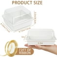thumbnail image 2 of Livease Charcuterie Boxes with Clear Lid, Disposable Food Containers for Cookies, Dessert, 30Pack, 2 of 7