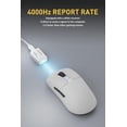 thumbnail image 2 of DAREU A950pro 4K Wireless Gaming Mouse:55g Ultra-Lightweight,4KHz Polling Rate,PAW3395 Optical Sensor,26K DPI,6 Programmable Buttons,Support 15min Fast Charging &Tri-mode Connection (Black), 2 of 9