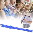 thumbnail image 3 of HUGFEGWE 8 Hole Clarinet,Portable Treble Wind Instrument with Cleaning Rod,Orchestral Instrument(Dark Blue) CJB91-135220, 3 of 9