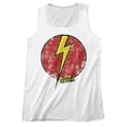 thumbnail image 1 of Flash Gordon Flash Bolt White Adult Tank Top S, 1 of 2