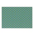 thumbnail image 1 of Yellow and Blue Cutting Board, Big Vintage Polka Dots Pattern Nostalgic Spotted Pastel Design, Decorative Tempered Glass Cutting and Serving Board, Small Size, Teal Yellow, by Ambesonne, 1 of 1