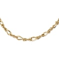 thumbnail image 1 of 14K Yellow Gold Polished Fancy Link 18In Necklace (18 X 9.7) Made In Italy sf2422-18, 1 of 5