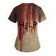 thumbnail image 3 of Tops sueltos de manga corta para mujer Tops casuales de talla grande Camisetas casuales de verano de manga corta con cuello en V Tops de mujer Camisetas Ropa de trabajo, 3 of 3