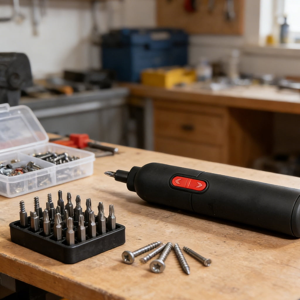 Versatiled Electric Screwdriver Set Includes Various Bits And 3N.m Torqued 1500mAh Rechargeable For Easy Fixing