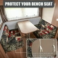 thumbnail image 2 of FOR U DESIGNS Deer American Flag Camo Print 2 Pack RV Dinette Cushion Covers Stretch Camper Cushion Slipcover Non-Slip RV Couch Cover Sofa Slipover for Travel Trailer Couch, 2 of 7