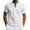 White, variant on JUUYY Men's Stylish V-Neck Short Sleeve Shirt Waffle Texture Drawstring Breathable Casual Muscle Fit Comfortable Summer T-Shirt Tops White S