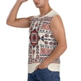thumbnail image 3 of Picia Fashion Tatreez1 mens Cotton Tank Undershirts , Moisture-wicking Ribbed Tanks, Lightweight Cotton Tank Undershirts-XX-Large, 3 of 8