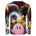 thumbnail image 3 of Game Kirby Star Allies Men's Long Sleeve T Shirt 3D Printed Fashion Tee Shirts Top Soft Comfortable Daily Shirt, 3 of 6