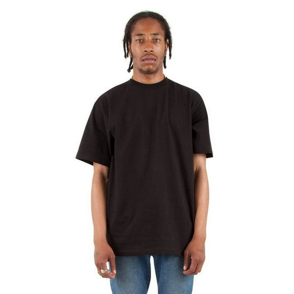 Shaka Wear Adult 7.5 oz., Max Heavyweight T-Shirt 4XL BLACK