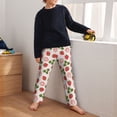 thumbnail image 5 of Yiaed Strawberries And Leaf Print Teenagers' Lounge Pants, Loose PJ Bottoms, Long Pajama Pants for Men-Small, 5 of 6