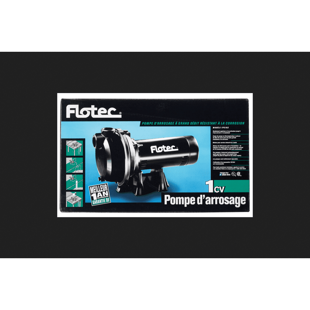 Flotec Plastic Sprinkler Pump 1 hp 55 gpm 115 volts
