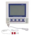thumbnail image 3 of Temperature Sensor, Storage Function Accurate Buzzer Temperature Data Logger USB Cable Connection LCD Display  For Family Housing For Library, 3 of 8