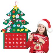 Felt Christmas Tree for Toddlers, Advent Calendar 2021 Kids, Christmas Countdown Calendar, Christmas Crafts for Kids, Christmas Tree Wall Decoration, Christmas Toddler Gifts