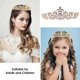 thumbnail image 5 of Diadema con diamantes de imitación para corona de boda, accesorios de boda para fiesta de cumpleaños de princesa para niñas, regalo de vacaciones de Navidad para mujeres MFZFUKR CPB-CJZ1726-3, 5 of 5