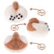 thumbnail image 5 of 2 llaveros de fieltro con forma de trasero de Corgi, adorno colgante decorativo para manualidades y decoración., 5 of 6
