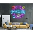 thumbnail image 2 of Glowneon Poker Cards Neon Sign, Poker Club And Casino Wall Decor, 2 of 4