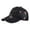 Black, variant on Black Distressed Dad Hat for Women, Heart Pattern Baseball Cap Cute Adjustable Streetwear Hat with Breathable Mesh,Size Free Size