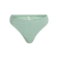 thumbnail image 3 of No Boundaries Women's Thong Panty Cotton, 1-pack, Sizes XS-XXXL, 3 of 4