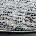 thumbnail image 3 of SAFAVIEH Adirondack Linnette Abstract Area Rug, Black/Silver, 6' x 6' Round, 3 of 9