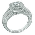 thumbnail image 2 of Lustrous Cheap Engagement Ring 2.00 Carat Round Cut Diamond on Gold, 2 of 2