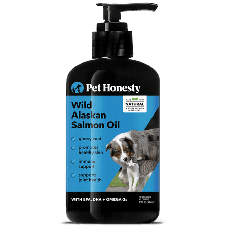 UPC: 0850005524458 | Pet Honesty Dog Wild Alaskan Salmon Oil Skin & Coat Meal Topper 32 fl oz