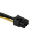 thumbnail image 2 of Kuymtek 2pcs 15pin SATA a 6pin PCI-e PCI Express Cable adaptador para tarjeta de video Kuymtek Componentes de la computadora, 2 of 6