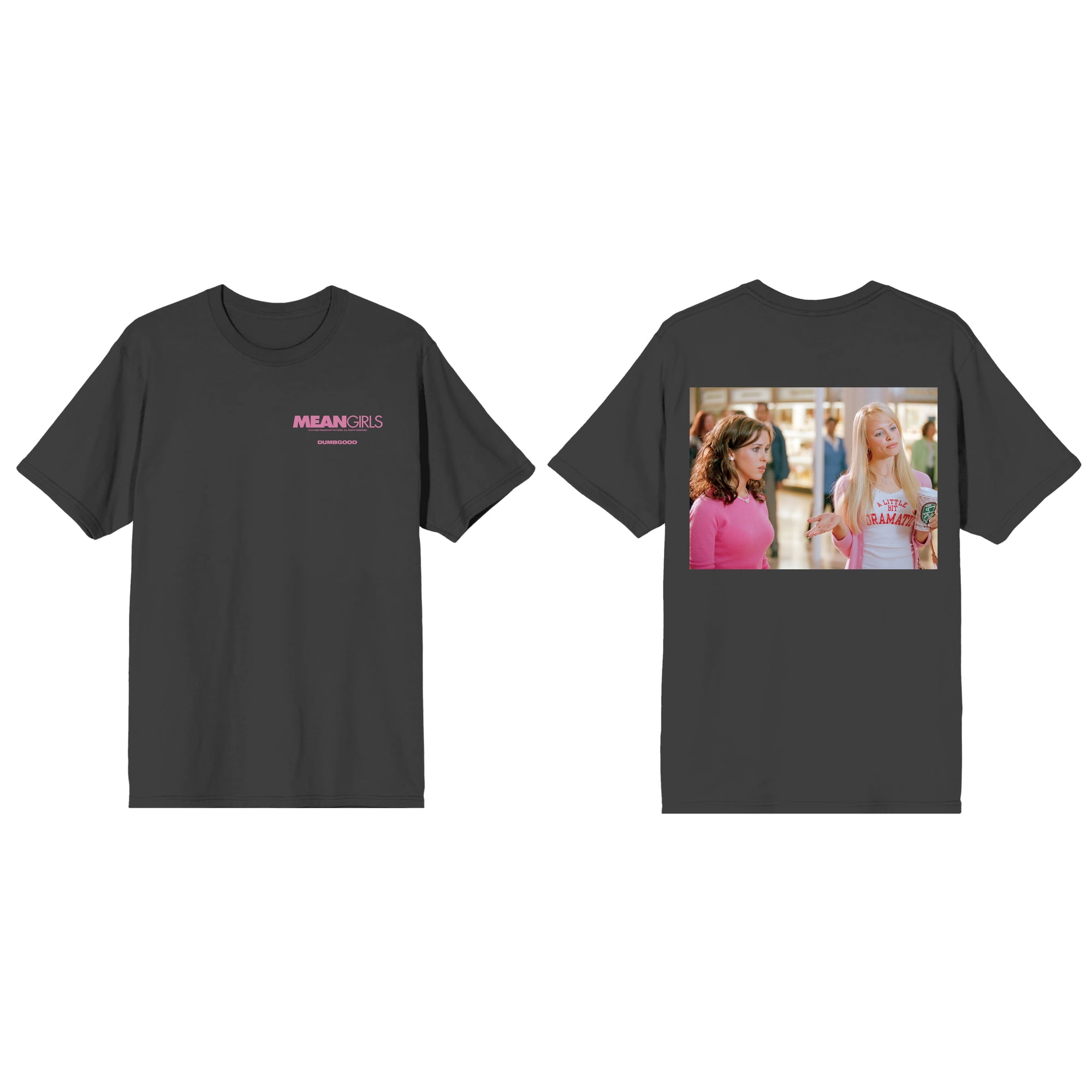 Mean Girls Movie Men's Regina George & Gretchen Wieners Black Graphic T-Shirt-Medium