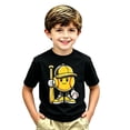 thumbnail image 3 of Kiijoy Boys Baseball Graphic T Shirt Short Sleeve Crew Neck T-Shirt, Black, Sizes 8-9, 3 of 3