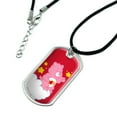 thumbnail image 2 of Care Bears Love-A-Lot Bear Military Dog Tag Pendant Necklace with Cord, 2 of 5