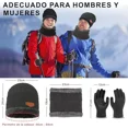 thumbnail image 2 of 3en1 Gorro Bufanda Guantes Tejidos Unisex Invierno Para Frío, 2 of 6