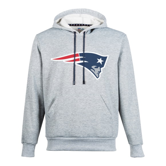 NFL Sudadera Hoodie New England Patriots Gris para Hombre
