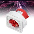 thumbnail image 4 of 4 Pin Aviation Power Connector, Waterproof Industrial Socket 32A Nylon + Brass Heat Resistance  For Agriculture, 4 of 8