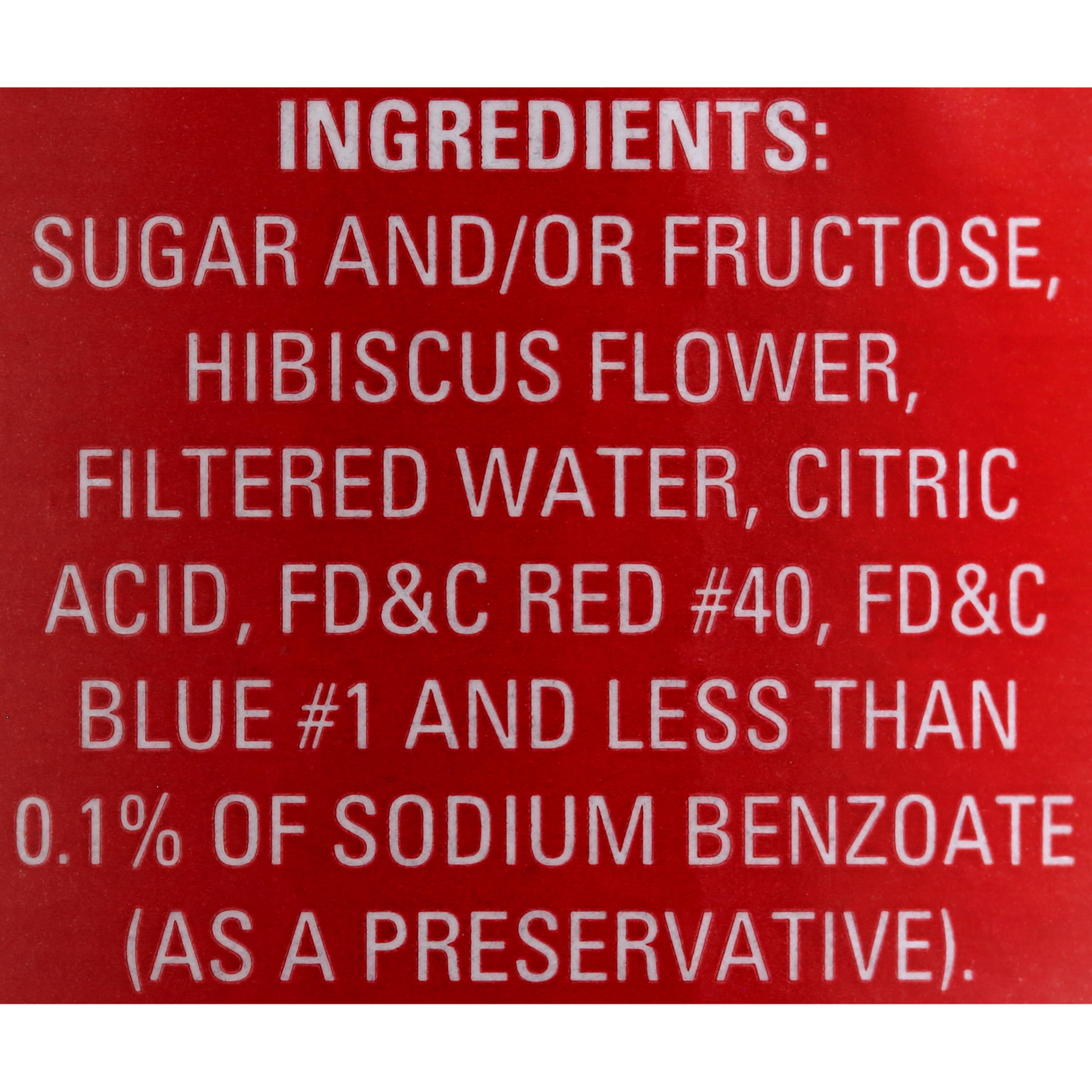 Fiesta Hibiscus (Jamaica) Aguas Frescas Concentrate, Juice Beverage Base, 16 fl oz
