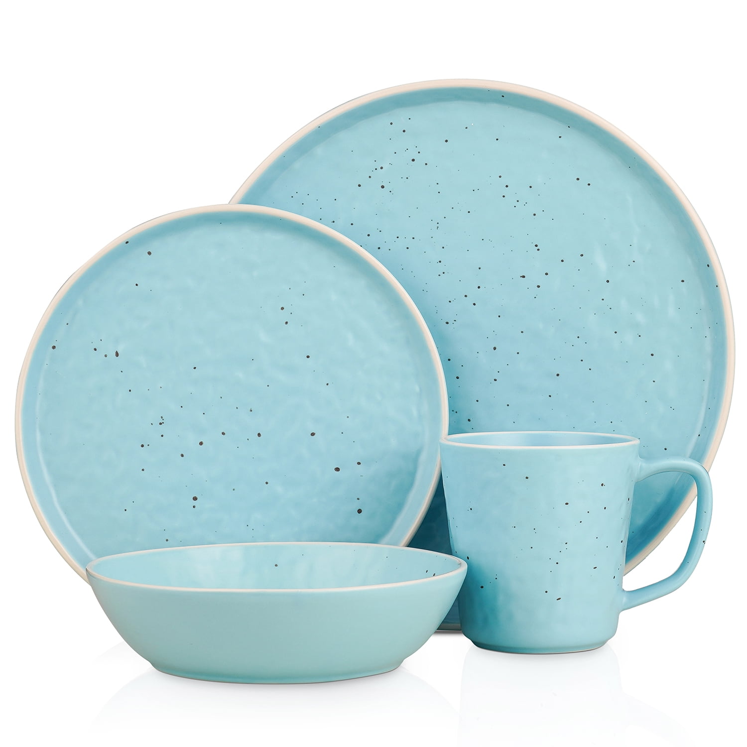Stone Lain Elena 32-Piece Dinnerware Set Stoneware, Multicolored