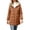 Brown, variant on Women Parka Winter Coat Warm Fleece Lined Jacket Thick Quilted Hooded Outerwear Windproof Cotton Padded Overcoat with Pockets Brown XL