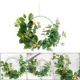thumbnail image 3 of 2 Aros Florales de Primavera con Corona de para Colgar en Puerta, Decoración de Boda Baoblaze Corona de puerta delantera, 3 of 8