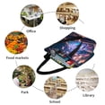 thumbnail image 5 of Lsque Book Glowing Mushrooms Pattern Beach Tote,Shoulder Handbag,Spacious Tote Bag,Lightweight Travel Bag,Versatile Shopping Bag, 5 of 6