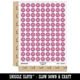 thumbnail image 2 of Happy Face Smile Good Job 200+ Round Stickers - Light Pink - Gloss Finish - 0.50" Size, 2 of 3