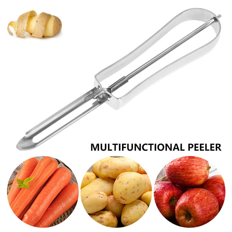 Potato Vegetable Peeler For Kitchen-high-quality Stainless Steel Y-shaped  Rotating Peeler For Vegetables, Potatoes, Carrots And Fruits With Ergonomic