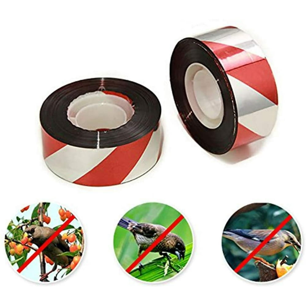 Agfabric Bird Deterrent Reflective Scare Tape 0.98" x 262ft Pest
