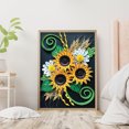 thumbnail image 4 of Cuadros Decorativos Kit de pintura de diamante girasol pared redonda completa de diamantes de imitación DQrwqpou Nuevos Originales, 4 of 8