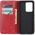 thumbnail image 3 of for Galaxy S20 Ultra Wallet Case,Premium PU Leather Flip Folio Case with Card Slot,Stand Holder and Magnetic Closure Protective Case for Samsung Galaxy S20 Ultra/Galaxy S20 Ultra 5G,6.9" Red, 3 of 17