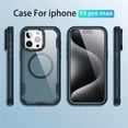 thumbnail image 2 of for iPhone 15 Pro Max Case with Stand, Compatible with MagSafe, Rugged Shockproof Military-Grade Drop Protection, Built-in Metal Camera Stand, Magnetic Phone Case for iPhone 15 Pro Max,Royal Blue, 2 of 10