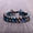 1#, variant on 6mm Blue Tiger Eye Bronzite Stone Beads Double Layer Braided Men Bracelet Bangle-1#
