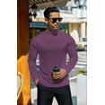 thumbnail image 2 of Ekouaer Men' Mock Turtleneck Long Sleeve Turtle Neck Tops Lightweight Undershirt Thermal Sweater Shirts, 2 of 6