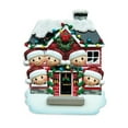 thumbnail image 5 of Ornaments by Elves Personalized Family of 5 in New Home Christmas Ornament 2024 and Santa Hat Decor, 5 of 10