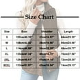thumbnail image 2 of Nfurl Women's Quilted Vests Loose Fit Zip Up Stand Collar Puffer Vest Casual Outerwear Warm Solid Color Sleeveless Fall Jackets with Pockets Coffee XXL, 2 of 6
