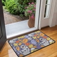 thumbnail image 2 of Halloween Cute Icons Collage Pattern Door Rugs,Washable Non Slip Door Mats Indoor,Decorative Door Mats,Entry Mat Indoor for Entrance,Bedroom,Kitchen,Bathroom,30"x17", 2 of 6